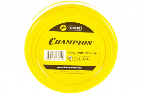 Купить Леска CHAMPION Star 2,4*40 м (звезда)   C5028 фото №1