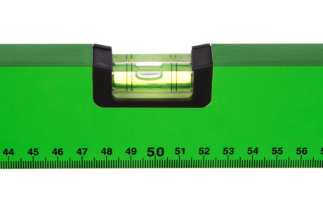 Купить Уровень "Техно"  3 глазка  зеленый корпус  фрезерованная рабочая грань  шкала 1000 ммFIT 18120 фото №3