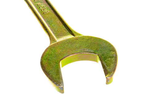 Купить Ключ рожковый 30 х 32 мм желтый цинк// Сибртех 14315 фото №2