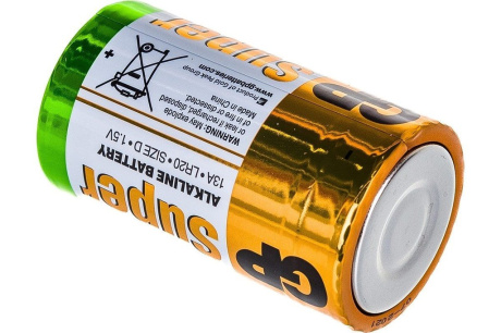Купить Батарейка Большой-Пальчик GP LR20 Super Alkaline 13A-CR  02655 фото №3