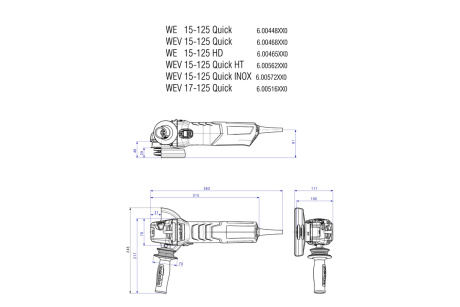 Купить УШМ Metabo WE 15-125 Quick фото №5