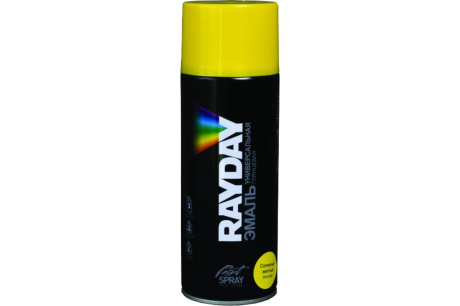 Купить Акриловая краска аэрозоль Rayday солнечно-желтая 520 мл 12 PU-0120 134995 фото №1