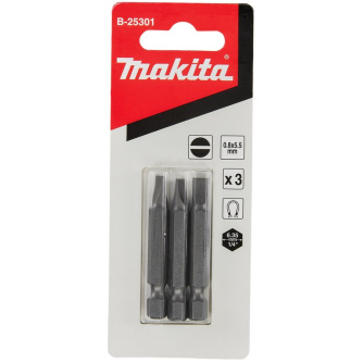 Купить Бита Makita E-form (MZ) SL 0.8x5.5-50 мм 3 шт   B-25301 фото №1