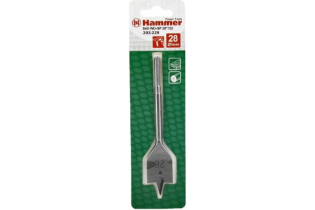 Купить Сверло Hammer Flex 202-228 DR WD SP 28мм*152мм дерево  перовое 32424 фото №2