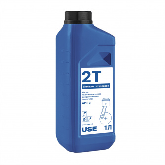 Купить Масло USE 2-х тактное полусинтетика API TC 1 л     USE-30016 фото №1
