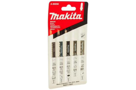 Купить Универсальный набор пилок для лобзика 5 шт. Makita A-86898 фото №1