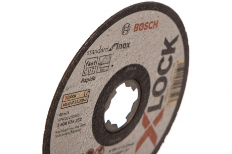 Купить Диск абразивный BOSCH X-LOCK Standard for Inox 125*1*22.2     2.608.619.262 фото №2