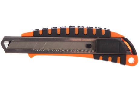 Купить Нож  18 мм выдвижное лезвие пластиковый двухкомпонентный корпус// Sparta  78939 фото №1
