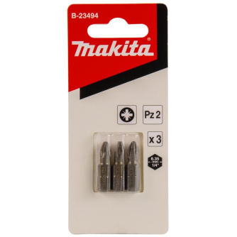 Купить Бита Makita C-form PZ2-25 мм 3 шт   B-23494 фото №1