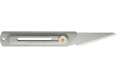 Купить Нож OLFA хозяйственный с выдвижным лезвием, корпус и лезвие из нержавеющей стали, 20мм OL-CK-2 фото №3