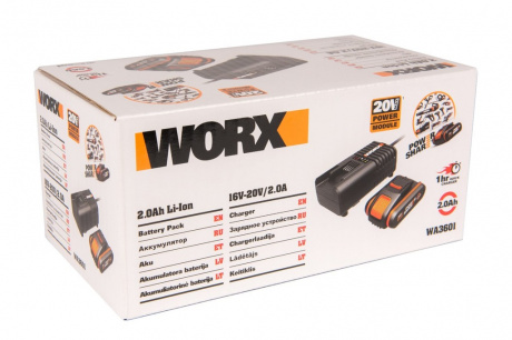 Купить Набор WORX 3601 Аккумуляторная батарея + з/у   WA3601 фото №6