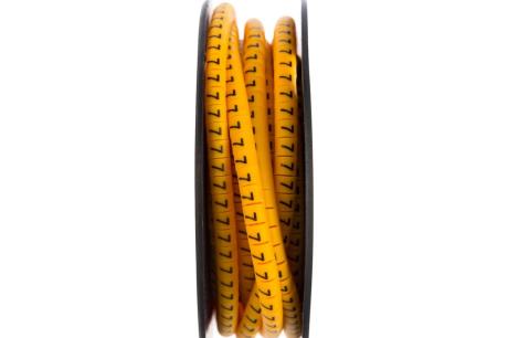 Купить Кабель-маркер  7  для провода сеч. 1 5мм желтый STEKKER фото №2