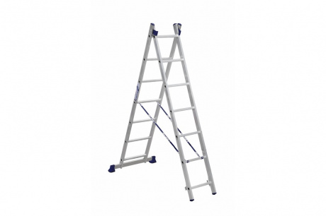 Купить Лестница двухсекционная ALUMET 2x7 универсальная 1,97 м фото №1