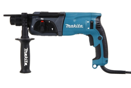 Купить Перфоратор Makita HR 2470 + перчатки PGH-160350-L+рулеткаPGC-210280+смазка д.буров 196804-7 фото №5