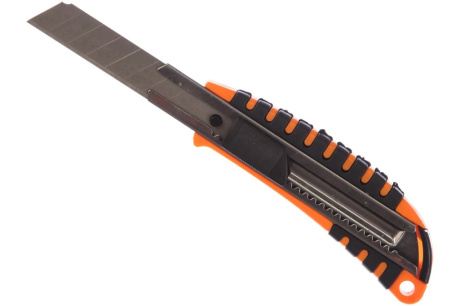 Купить Нож  18 мм выдвижное лезвие пластиковый двухкомпонентный корпус// Sparta  78939 фото №2