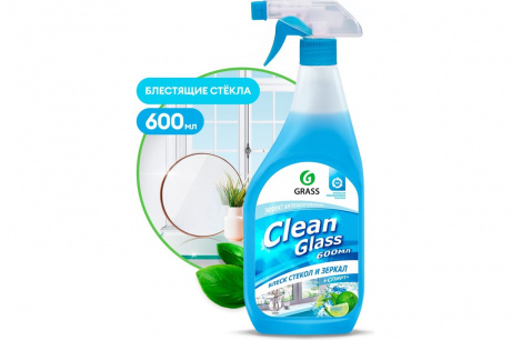 Купить Очиститель стекол GRASS "CLEAN GLASS" голубая лагуна 600мл   125247 фото №1