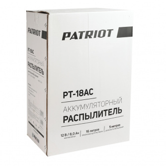 Купить Опрыскиватель Patriot Garden PT-18AC аккумуляторный фото №15