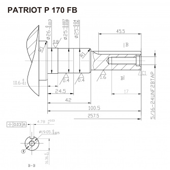 Купить Двигатель Patriot Garden P 170FB фото №3