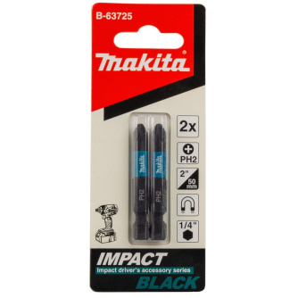 Купить Бита Makita Е-form (MZ) Impact Black PH2-50 мм 2 шт   B-63725 фото №1
