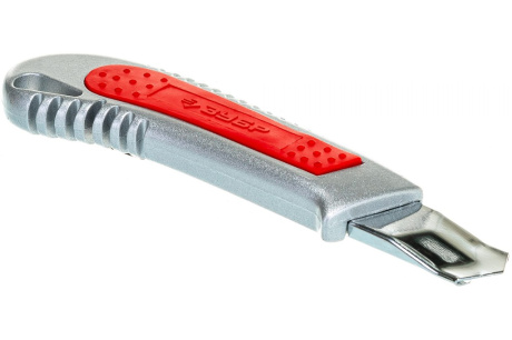 Купить Нож ЗУБР "МАСТЕР" металлический самофиксирующееся лезвие 18мм 09170 фото №1