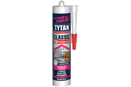 Купить Клей монтажный Tytan Professional Classic Fix прозрачный 310мл фото №1