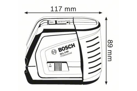 Купить Линейный лазерный нивелир Bosch GLL 2-50 + BM1 новый + L-Boxx 0.601.063.108 фото №2