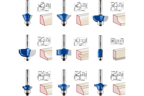 Купить Набор фрез 28796-Н30 профильных 30шт Зубр фото №7