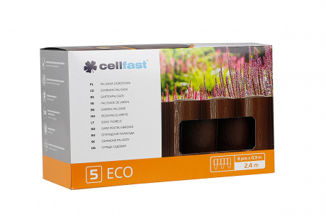 Купить Палисада огородная CELLFAST ECO коричневый 34-031 фото №3