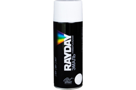 Купить Акриловая краска аэрозоль Rayday матовая белая 520 мл 12 PU-0002-M 134989 фото №1