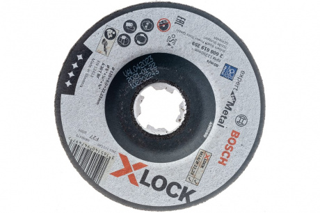 Купить Диск абразивный BOSCH X-LOCK Expert for Metal 125*6*22.2     2.608.619.259 фото №1