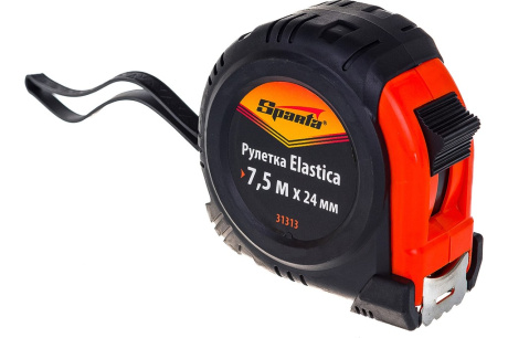 Купить Рулетка Elastica 7.5мх24мм, обрезиненный корпус SPARTA 31313 фото №4