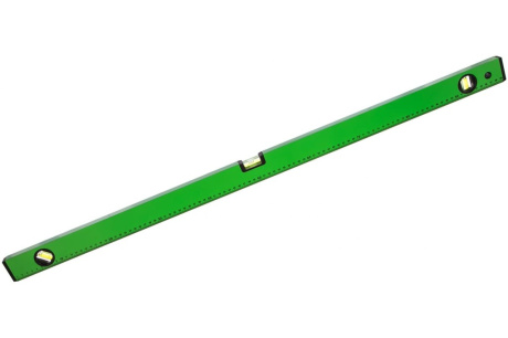 Купить Уровень "Техно"  3 глазка  зеленый корпус  фрезерованная рабочая грань  шкала 1000 ммFIT 18120 фото №1