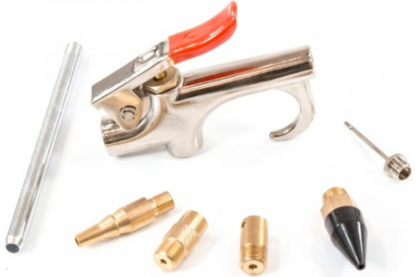 Купить Набор пневматический продувочный пистолет с насадками MATRIX 6 шт 57336 фото №2