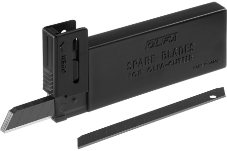 Купить Сегментированные лезвия OLFA Black Max 9х80х0.38 мм 10 шт. OL-ABB-10B фото №5